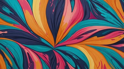 fluid art of tropical vibes flat surface background