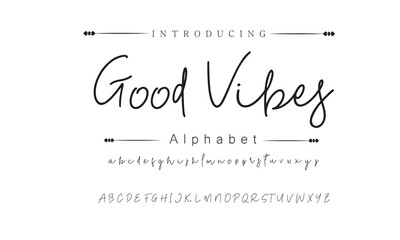 Elegant Flowing Signature Fonts