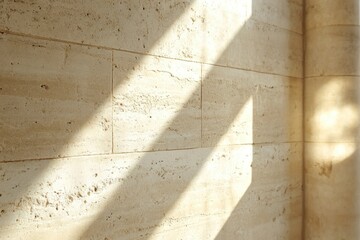 Travertine as background in natural light , ai