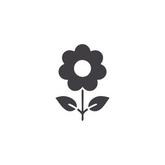 Flower related icon on background for graphic and web design. Creative illustration concept symbol for web or mobile app
