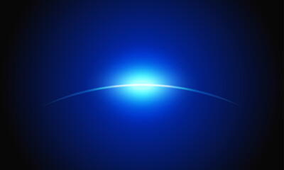 Abstract laser beam of light.