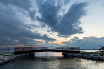 bridge over the river