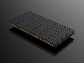 Black electric vehicle battery cells module