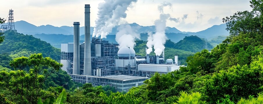 Gas separation industry or eco-energy for sustainable energy saving, environmentally friendly industry, low carbon emissions.