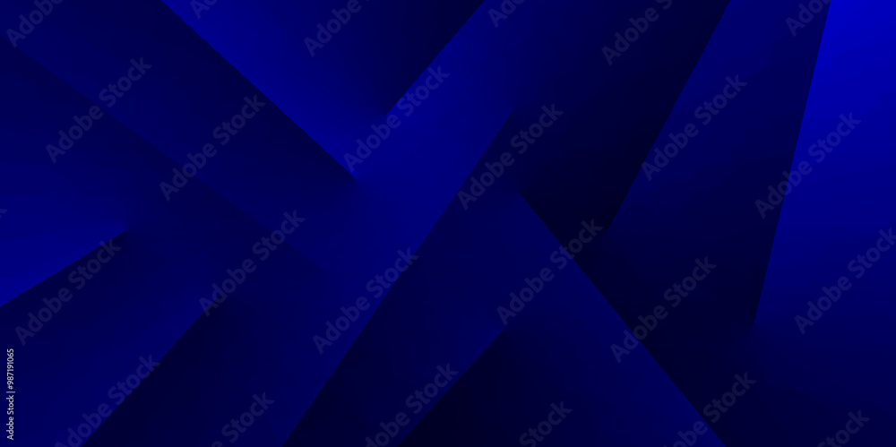 Poster abstract blue background with lines. blue color abstract modern luxury background for design. geomet
