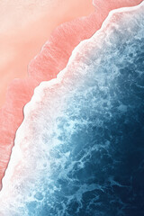 Gradient Ocean Wave with Smooth Strokes