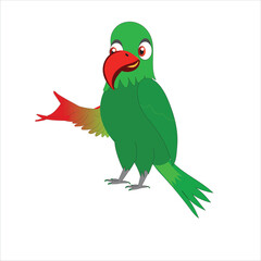 Cartoon cute  baby hen chick 2d vector illustration