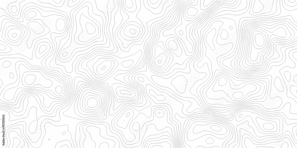 Poster the stylized height of the topographic map contour in lines and landscape isolated on transparent. b