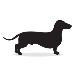 Dog Silhouette, cute Dog Vector Silhouette, Cute Dog cartoon Silhouette, Dog vector Silhouette, Dog icon Silhouette, Dog vector																									