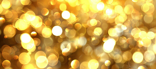 Obraz premium Soft Focus Gold Lights Design