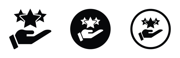 Customer satisfaction icon. Feedback vector icon. Customer review sign