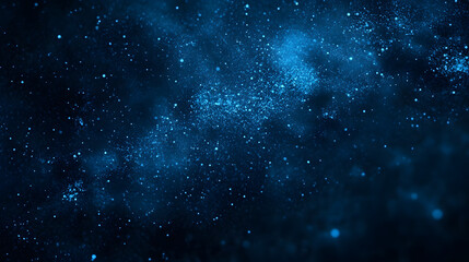 Fototapeta premium Abstract background of dark blue light with glowing grainy gradient with noisy texture