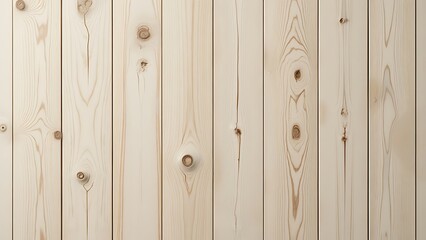 Naklejka premium A light wood texture background with subtle grain patterns, offering a fresh and clean aesthetic. Its natural tones bring warmth and simplicity, ideal for modern or minimalist designs.