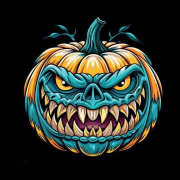 Zucca malefica di Halloween 01