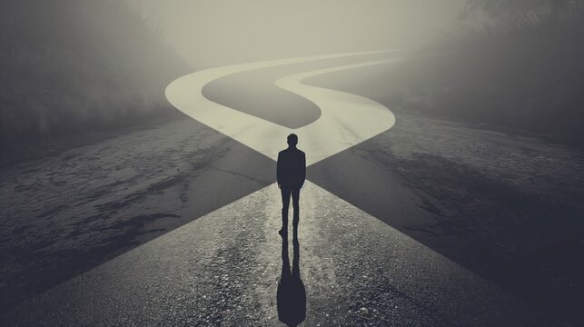 concept art of decision in life