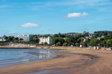 Torquay image of Torre Abbey sands. Poplular south Devon holiday destination. 