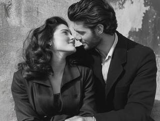 Couple in love. Dating and relationships. Family.