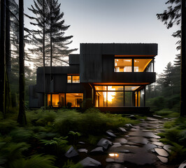 Country house aesthetic beautiful.generative ai