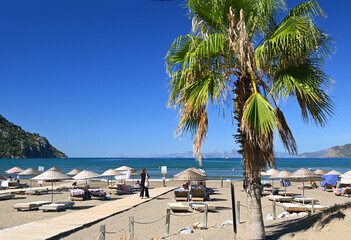 Iztuzu Beach near Dalyan in Turkiye