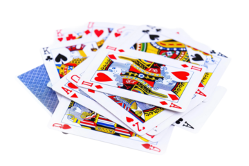 Cards on Clear Transparent Background High Resolution Image for Stock Images and Game Art Projects