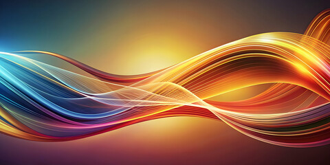 Abstract background with flowing lines in wave pattern, abstract, lines, wave, background, design, texture, pattern, artistic, modern