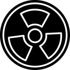 Fototapeta premium Nuclear Danger icon