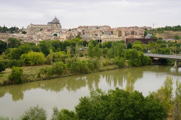 Fototapeta premium Cloudy day in the City of Toledo, Spain.