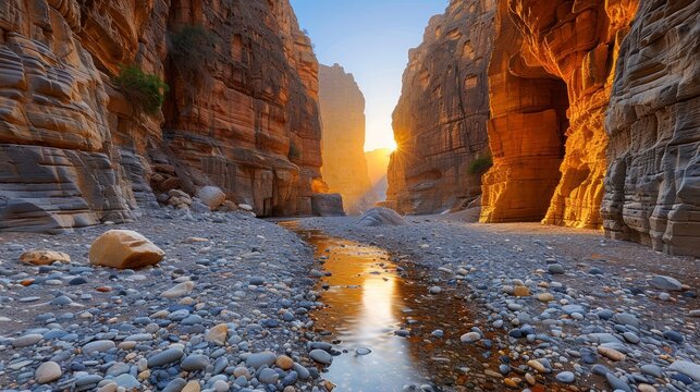 The beautiful Wadi Al-Disah in the Tabuk region is one of the most famous valleys 