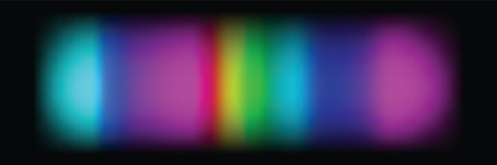 Vibrant Multicolor Light Bars on a Dark Background