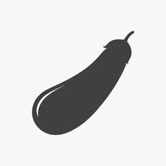 Eggplant Ingredients for Healthy Cooking Vector Illustration  Printable Graphic Design