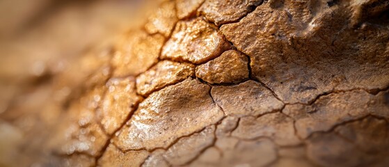  A tight shot of a tree trunk's textured surface, revealing cracks and deformations