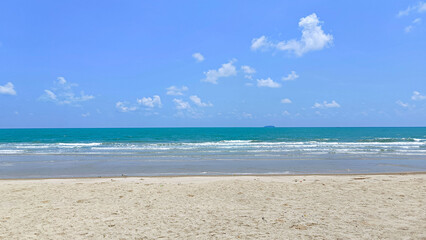 Sea landscape of Laem Sadet Beach Chanthaburi, Thailand