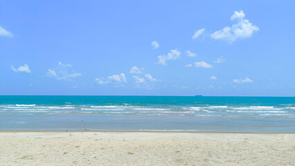 Obraz premium Sea landscape of Laem Sadet Beach Chanthaburi, Thailand