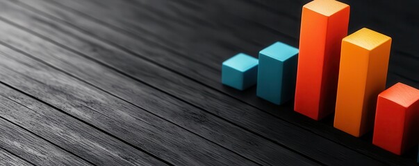 Layered high contrast area chart, with overlapping vibrant colors against a black grid, showing fluctuating data patterns