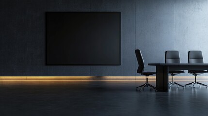 Modern Conference Room with Minimalistic Design