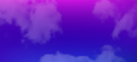Modern colorful gradient background with clouds