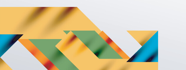 Minimal composition abstract lines and triangles background. Vector Illustration For Wallpaper, Banner, Background, Card, Book Illustration, landing page