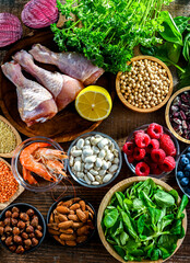 Food products representing the MIND diet