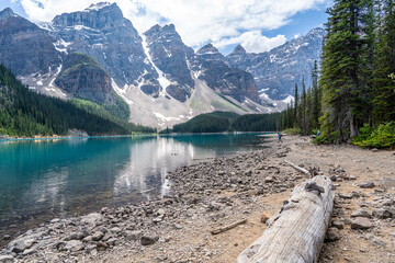 Scenic view around moraine lake area , Canada