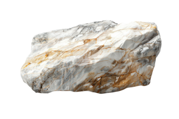 Carrara Marble Isolated on Clear Transparent Background HD 4K Image for Stock Photography and Architectural Design Projects