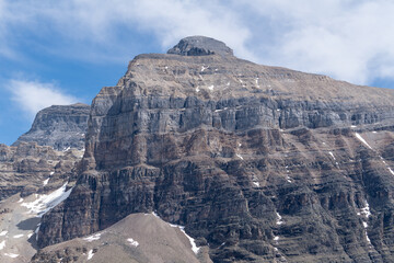 Scenic view on Plain of Six Glaciers route, Lake Louise, Canada