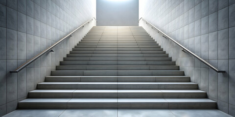 Stairs leading up and down in search of hidden treasure, stairs, steps, climb, descent, exploration, discovery, search