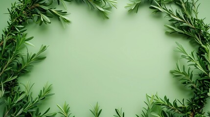 Tea tree leaves botanical organic farm copy space background