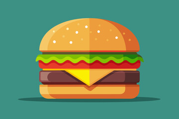 burger vector art and illustration