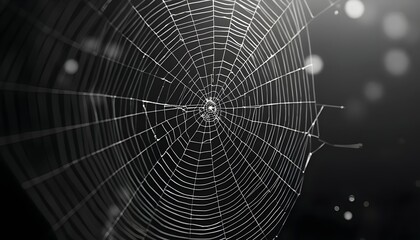 Fototapeta premium Spider Web Macro.