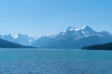 Scenic view of Jasper National Park, Canada