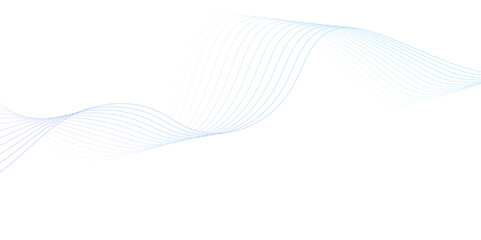 White wave curve lines banner background design. Abstract soft wave lines dynamic flowing blue light isolated background. Vector Illustration of the gray pattern of lines. stripes on white.	
