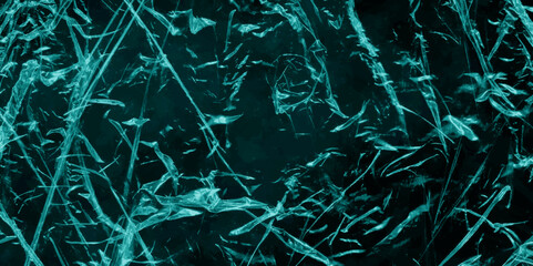 Green cracked marble texture frame texture pattern background. Elegant sea green cracked marble texture marbled pattern and rough paint brush strokes. Grunge marbled pattern and rough paint brush.	