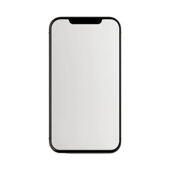 Modern Smartphone Mockup  on  transparent Background