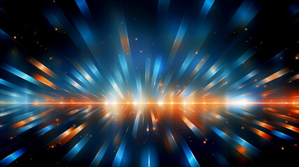 Fototapeta premium speed light motion with bokeh effects